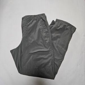 REI Co-op Pants Men 36x32 Green Cargo Savanna Trails Hiking Lightweight Nylon ZB